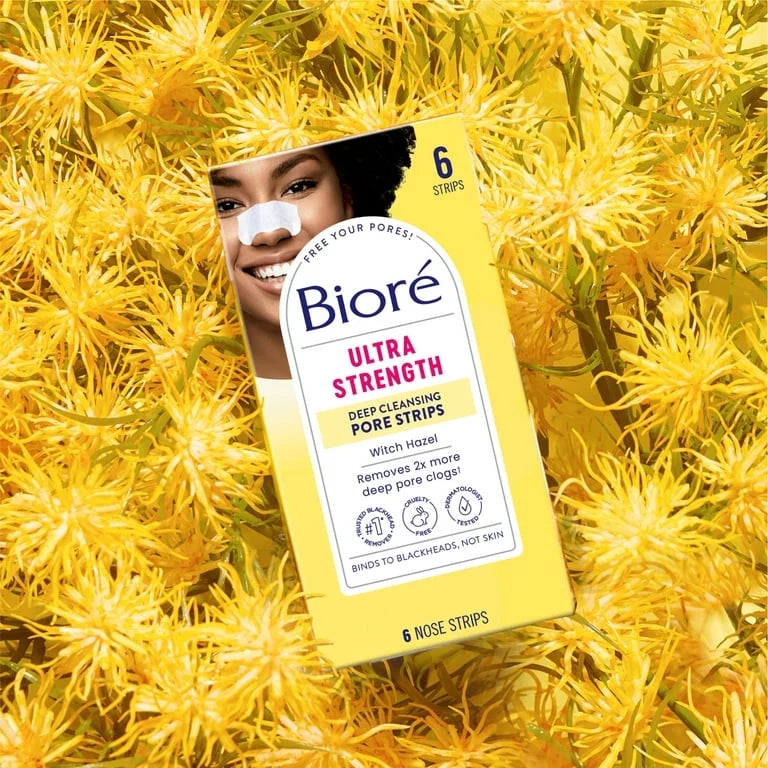 6 Pack - Biore Ultra Deep Cleansing Pore Strips Nose 6 Each