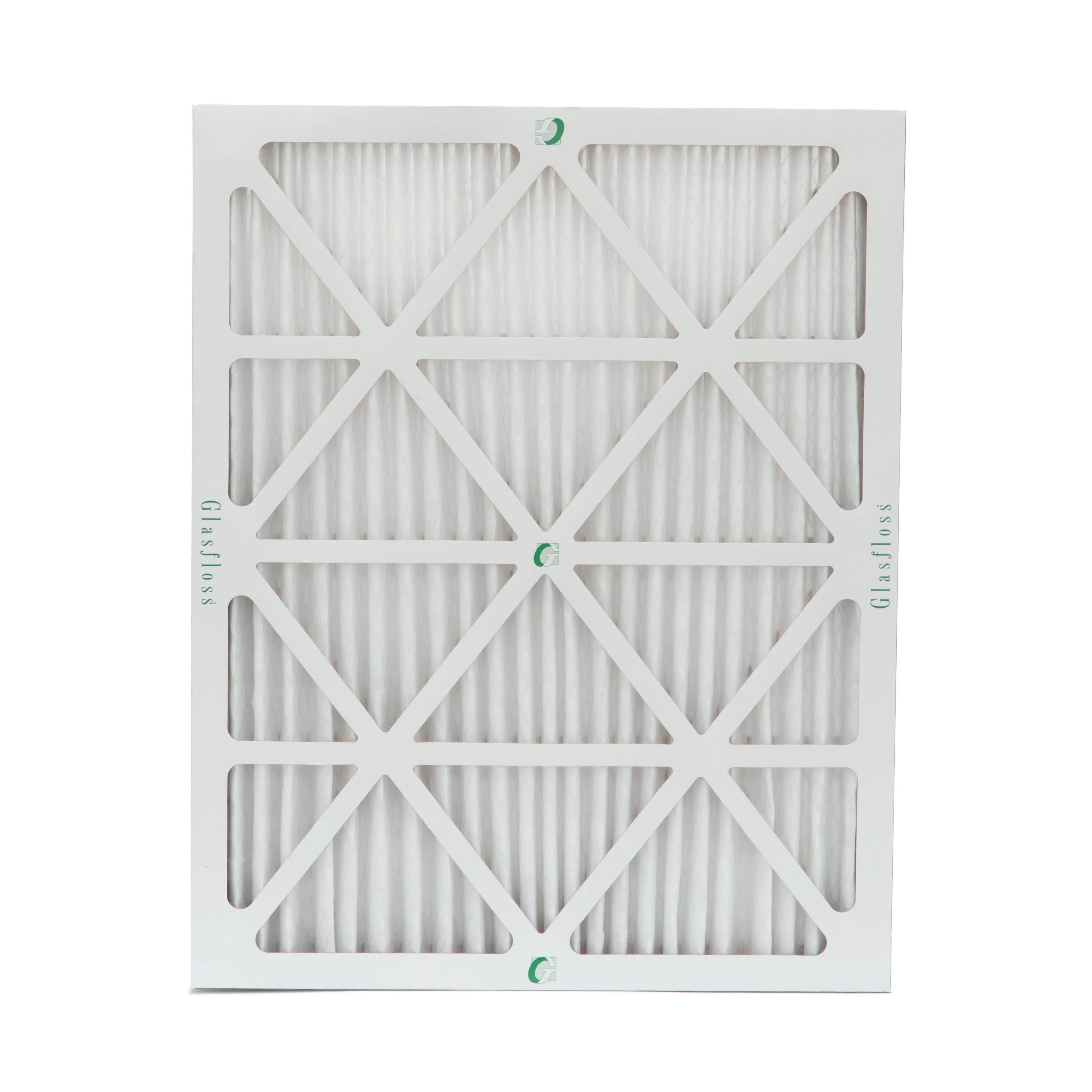 3 Pack of 18x24x2 MERV 13 Pleated 2" Inch Air Filters by Glasfloss. Actual Size: 17-1/2 x 23-1/2 x 1-3/4