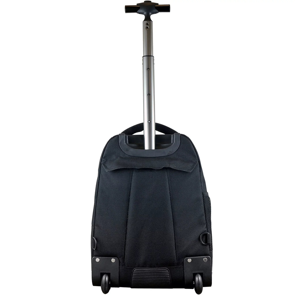 MOJO Black Tampa Bay Rays 19'' Premium Logo Wheeled Backpack