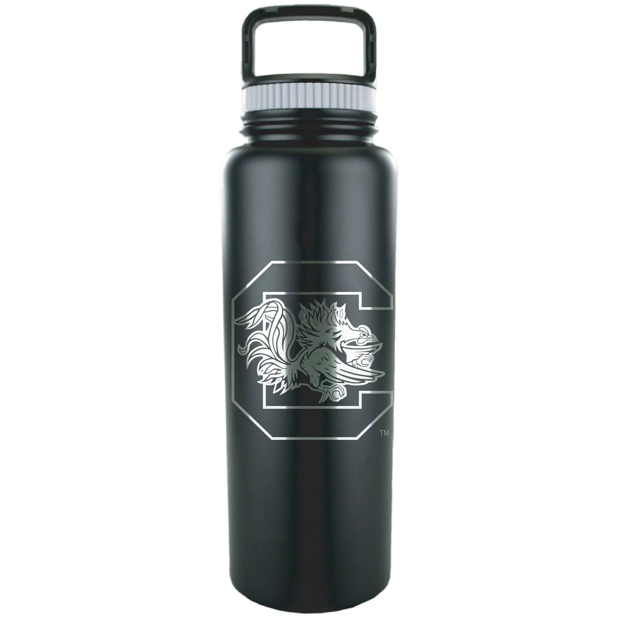 Black South Carolina Gamecocks 32oz. Stainless Matte Growler