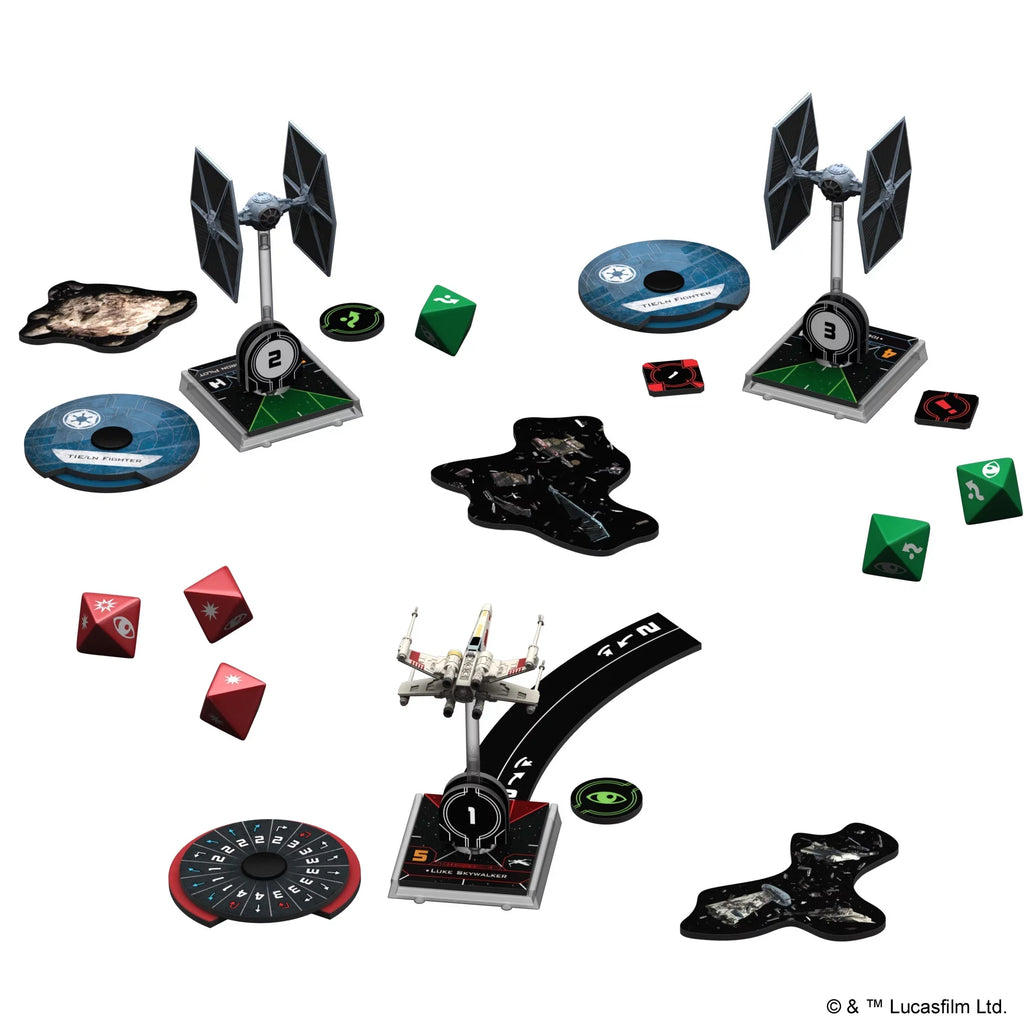 Star Wars: X-Wing Miniatures Battle Game Core Set, 2nd Edition for Ages 14 and up, from Asmodee