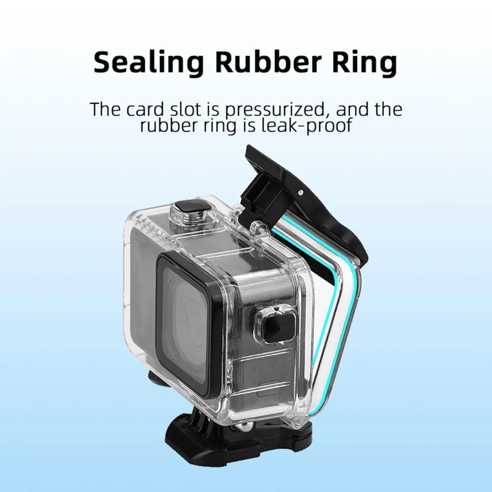 PC Stainless Steel Transparent Case Waterproof Diving Camera Case for DJI Action 3 4