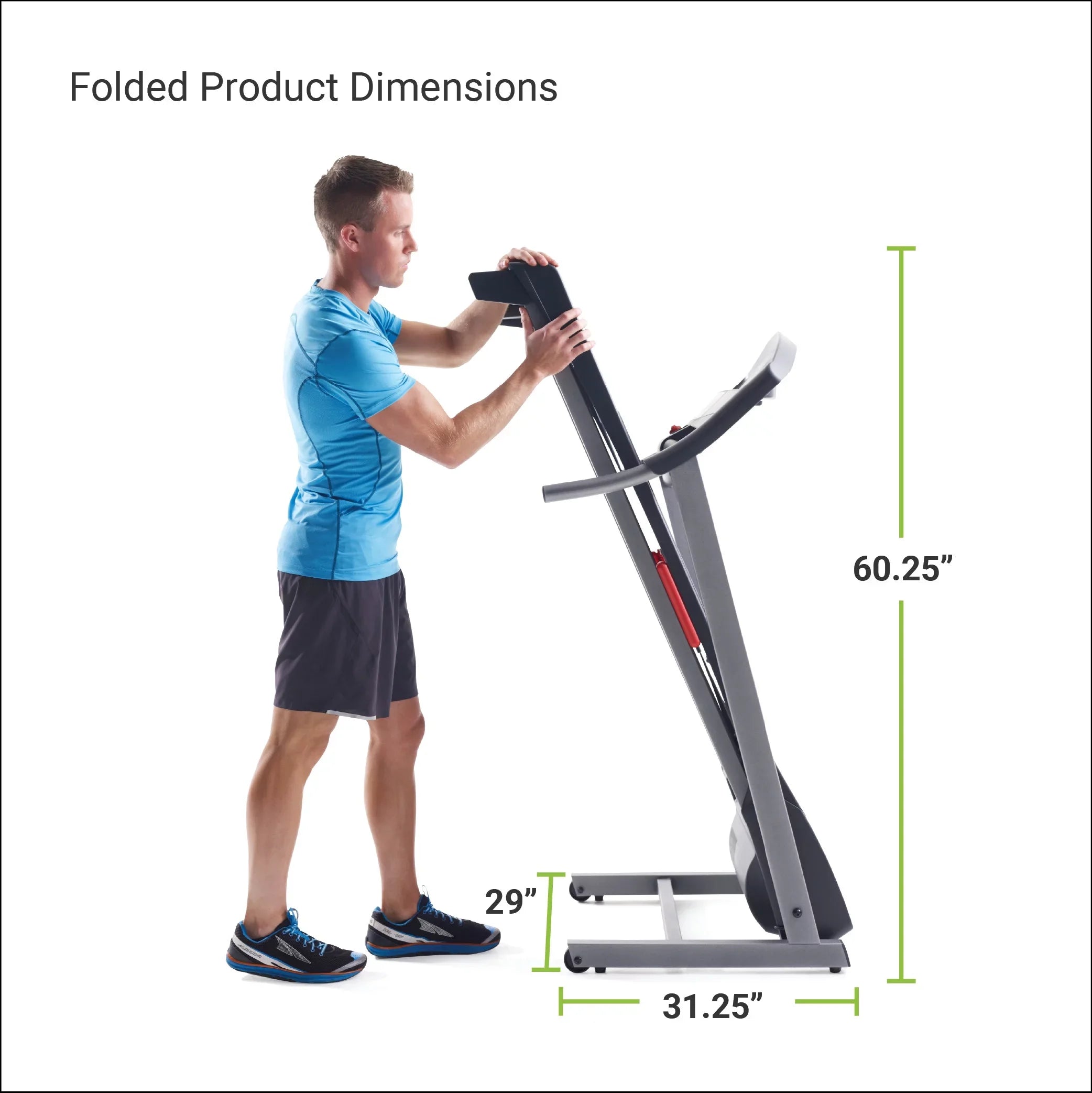 Weslo Cadence G 5.9i Folding Treadmill, iFit Fitting with Manually Adjustable Incline