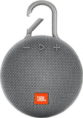 Restored JBL Clip 3 Portable Wireless Bluetooth Speaker Gray JBLCLIP3GRY Like New (Refurbished)
