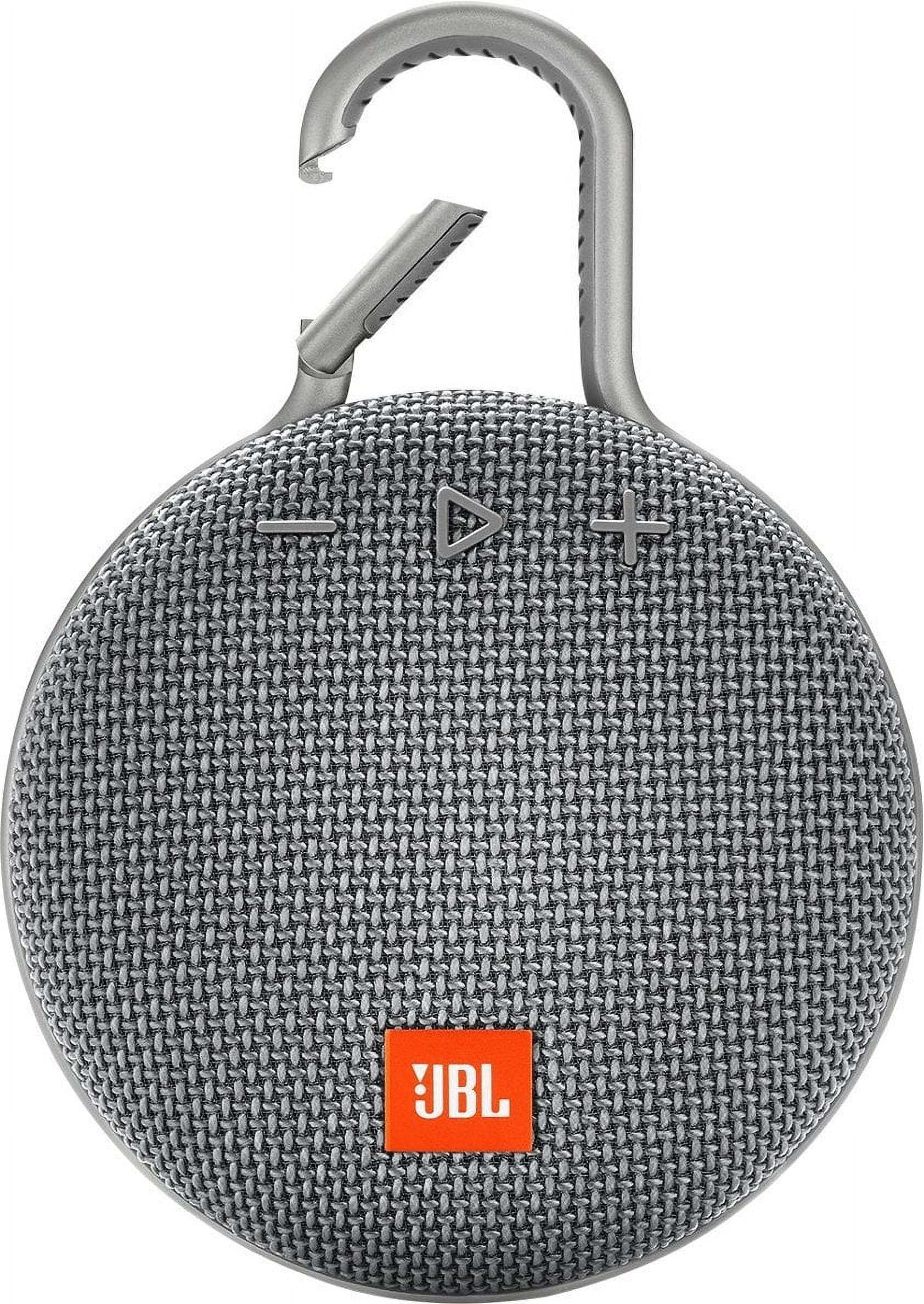 Restored JBL Clip 3 Portable Wireless Bluetooth Speaker Gray JBLCLIP3GRY Like New (Refurbished)