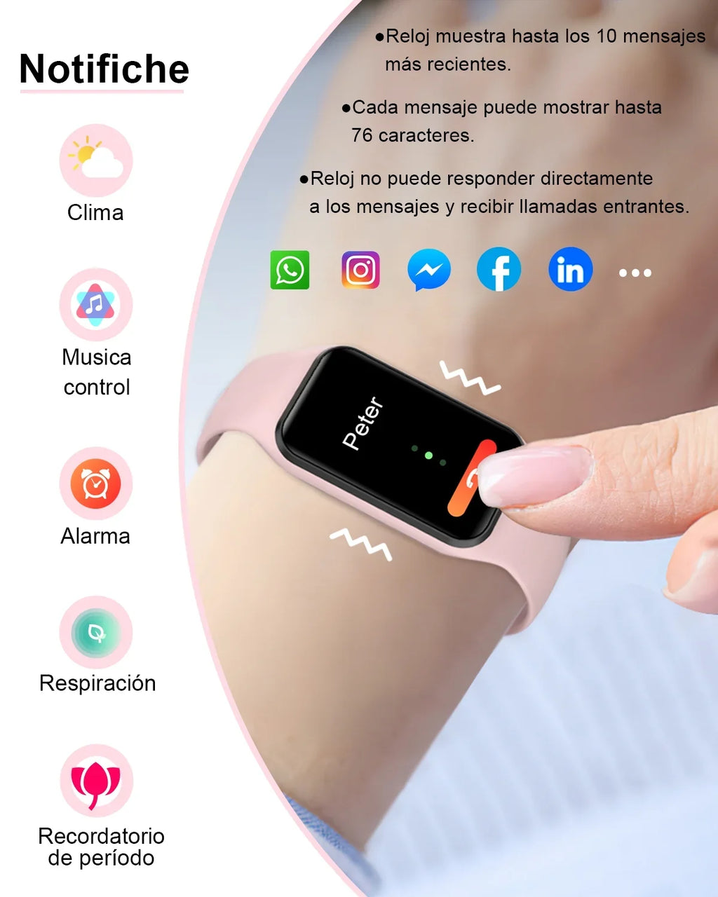 Smart Watch for Men Women - Calorie Pedometer, 1.47 Inch HD Screen,with 24 Sports Modes , IP68 Waterproof, Fitness Tracker Fitting with Android and iOS,Pink