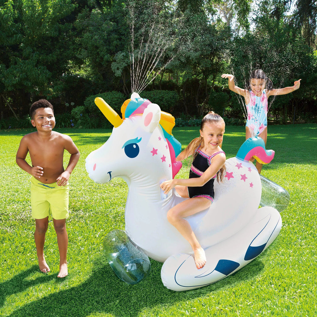 Bluescape Rock-n-Spray Unicorn Sprinkler，Ages 3 & Up, Unisex