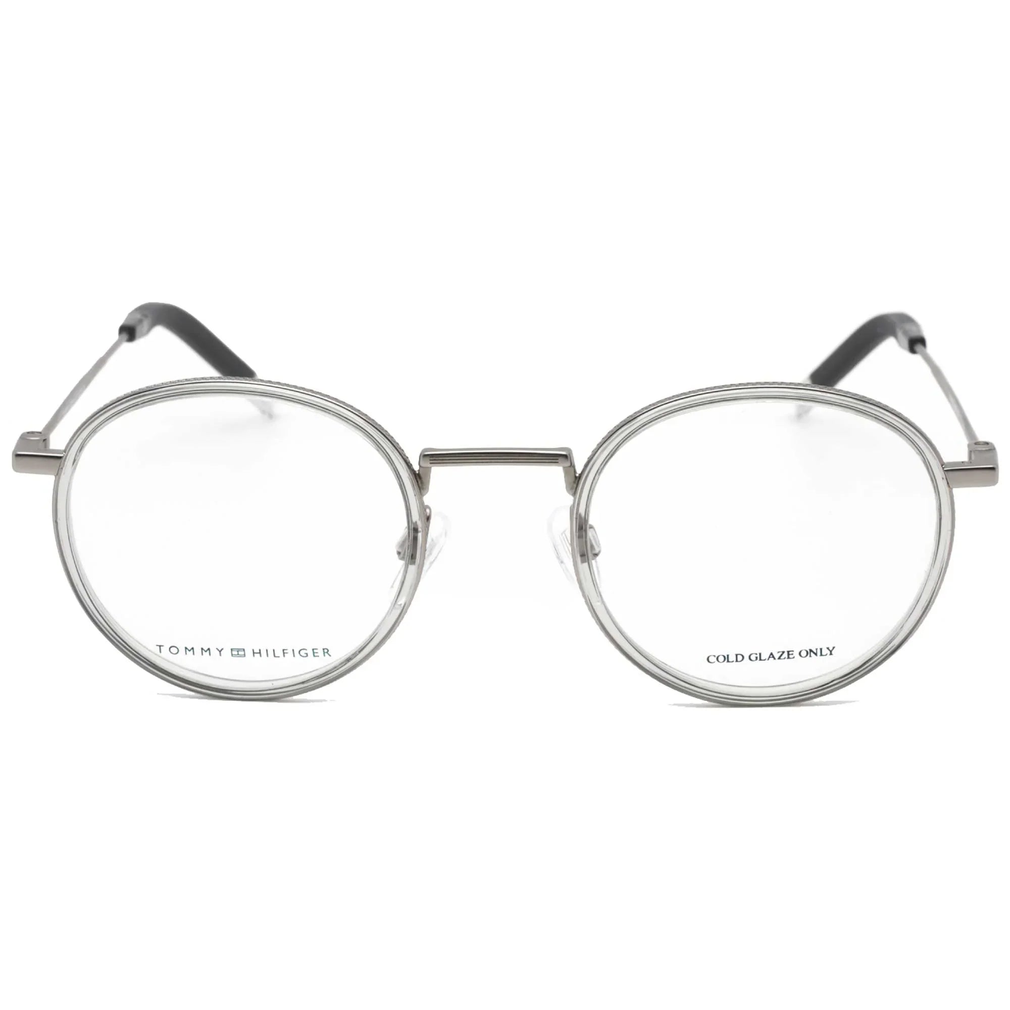 Tommy Hilfiger TH 1815 0KB7 00 Women's Grey Round Metal Eyeglasses