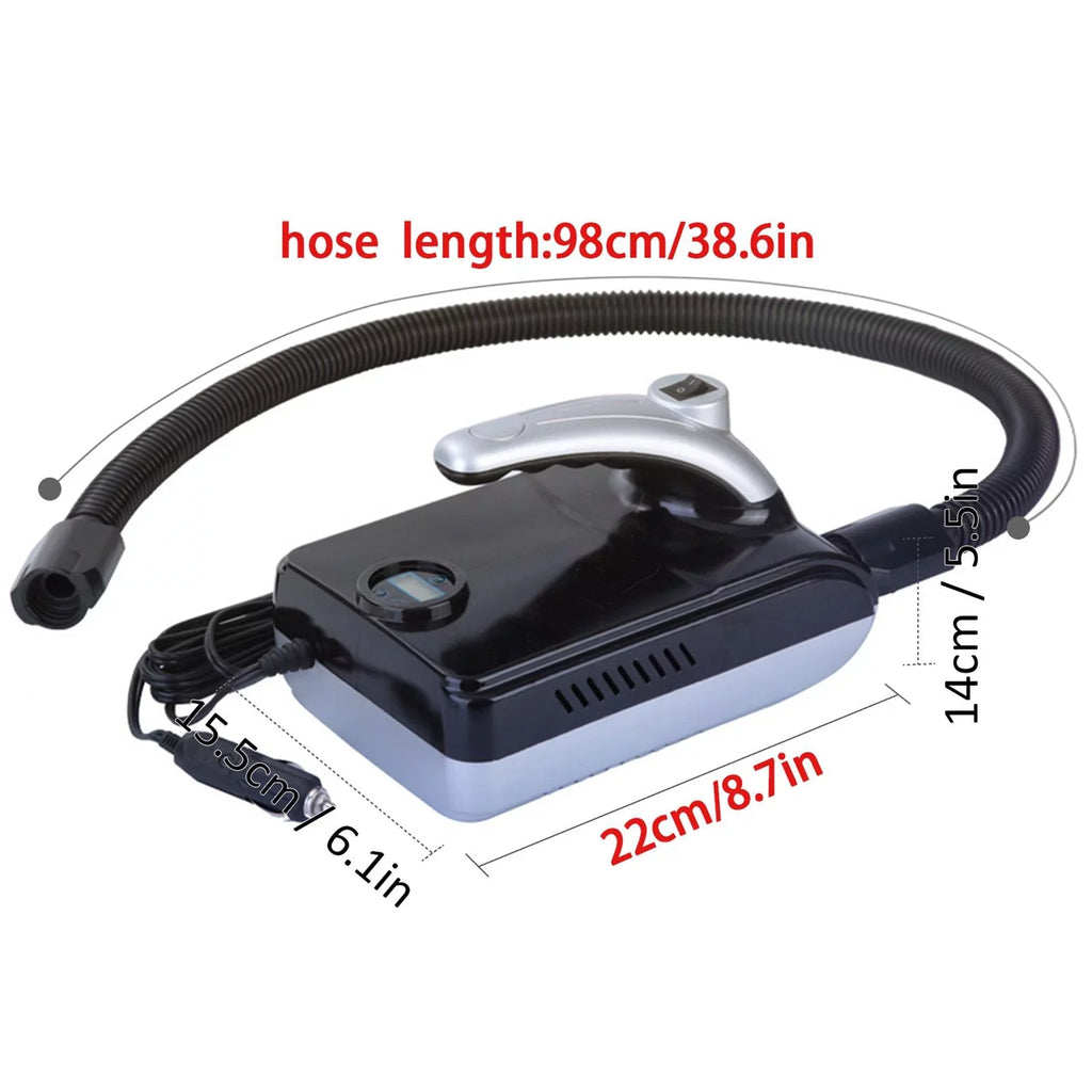 20PSI Electric Pump for Paddleboards, 12 Paddle Board Quick Inflator&Deflator Pump for Inflatable Kayak/Yoga Ball/Tent/Raft