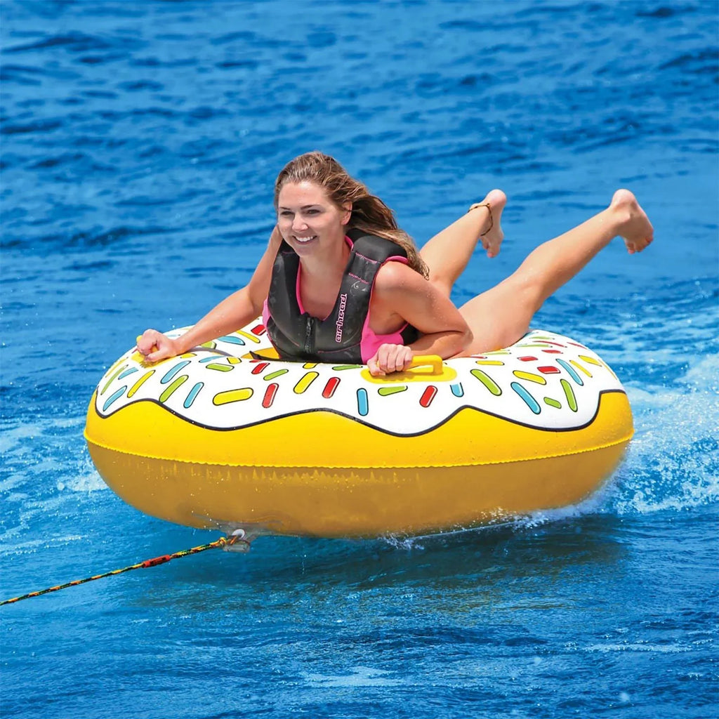 Airhead Townut Inflatable Donut Towable Lake Water 1 Person Tube Float | 53-3065