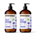 Everyone 3-In-1 Soap, Lavender and Aloe, 32 FL Oz (2 Count)
