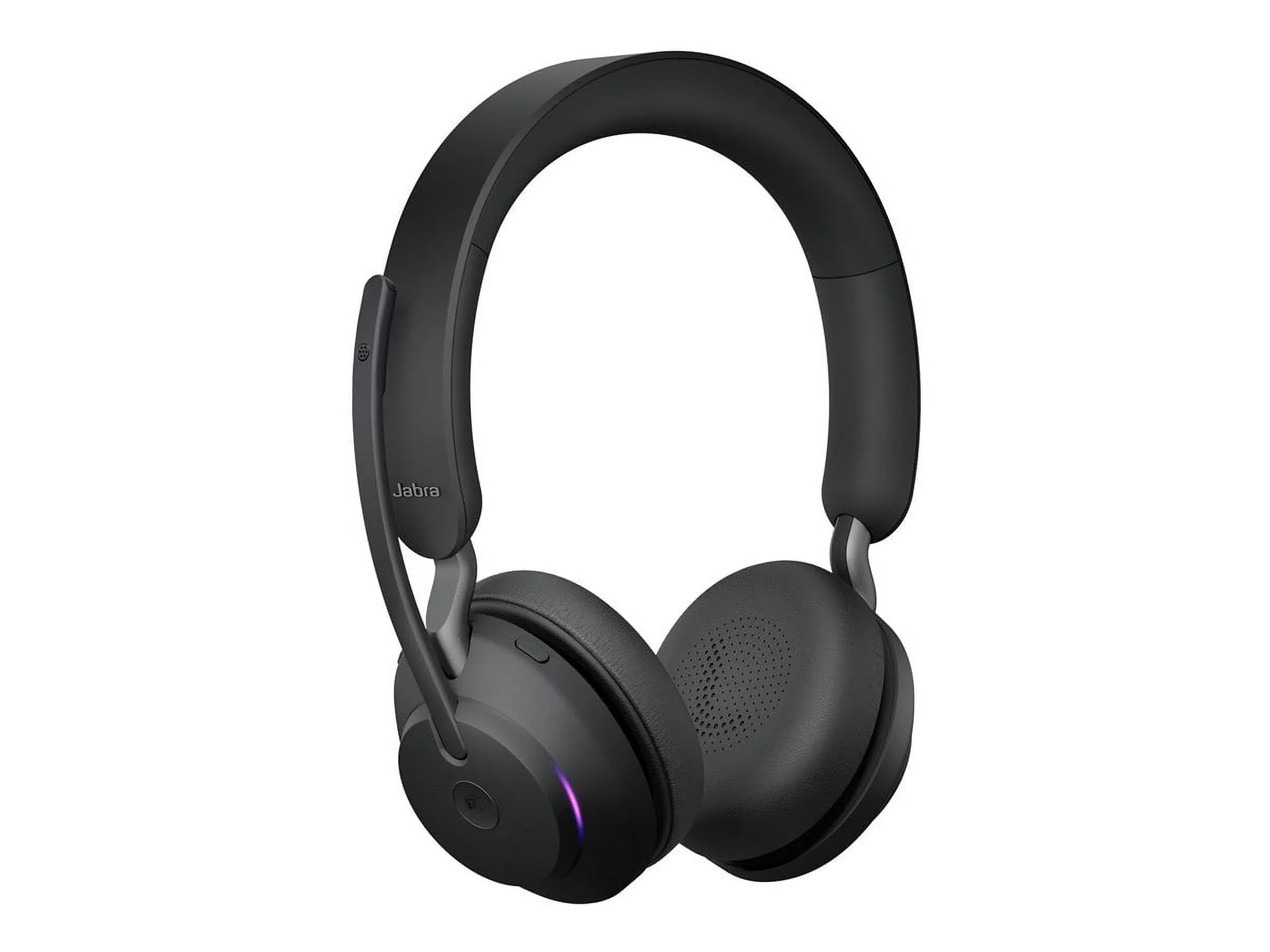 Jabra Evolve2 65 - USB-C MS Teams Stereo with Charging Stand USB-C Connector Circumaural Headset - Black