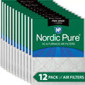 12x12x1 (11_3/4x11_3/4) Pure Green Plus Carbon Eco-Friendly Air Filters 12 Pack