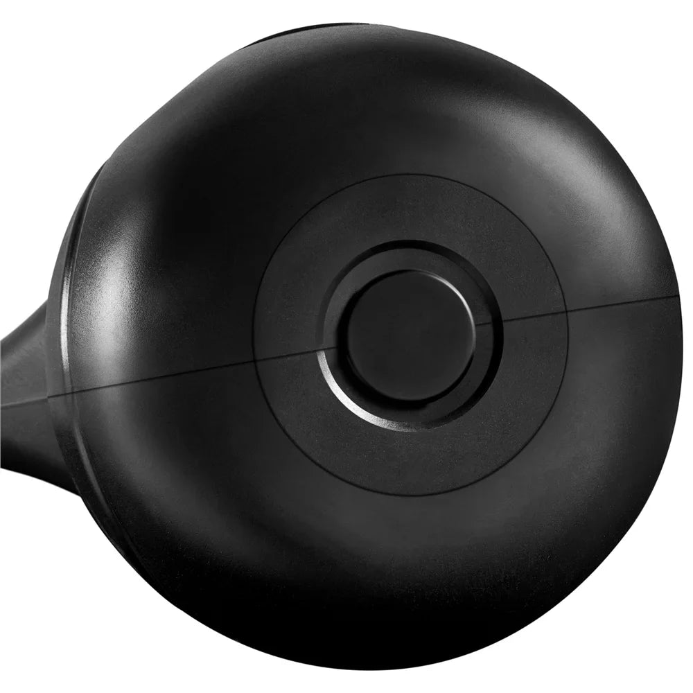 Easyfashion 35 Lbs. HDPE Coated Kettlebells for Home, Gym and Fitness Workout, Black