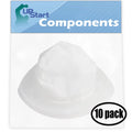 10-Pack EVF100 Filter Replacement for Black & Decker BDH7200CHV Vacuum Cleaner - Matching with Black & Decker 90590689 Filter