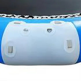 DENEST 17-ft Inflatable Water Trampoline Swimming Pool Lake Bounce Floating Island Water Sport Blue Max Capacity 400kg/ 880lbs