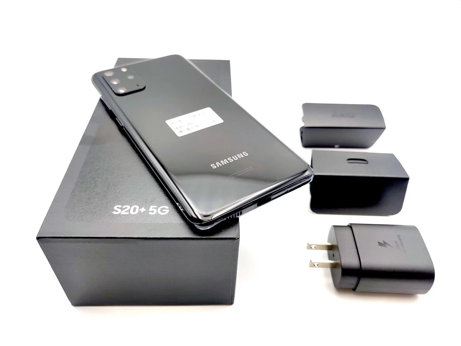 Fully Unlocked Samsung Galaxy S20+ Plus 5G 128GB SM-G986U [RETAIL BOX]