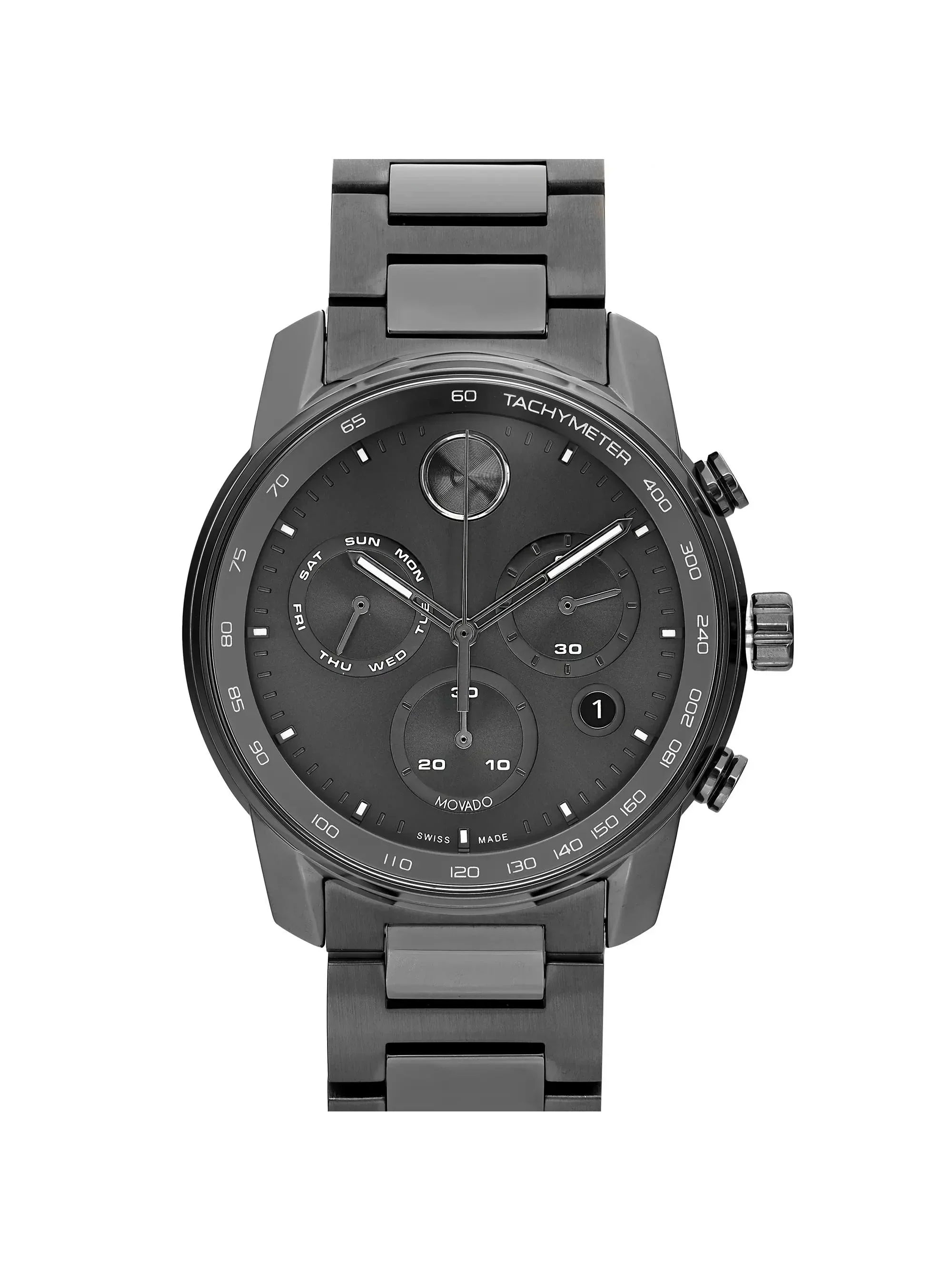 Movado Bold Verso 44mm Chronograph Quartz Men Watch 3600867 (Without Box)
