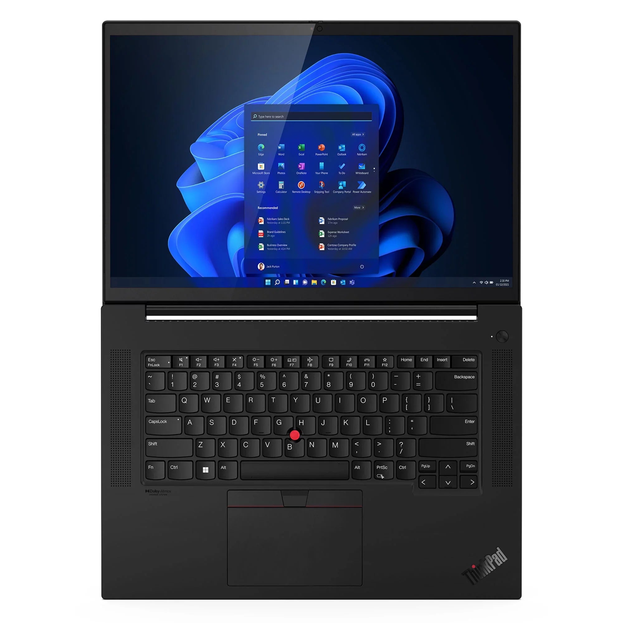 Lenovo ThinkPad X1 Extreme Gen 5 Intel Laptop, 16" IPS LED , vPro®, GeForce RTX 3050 Ti Laptop GPU 4GB GDDR6, GB, 1TB SSD