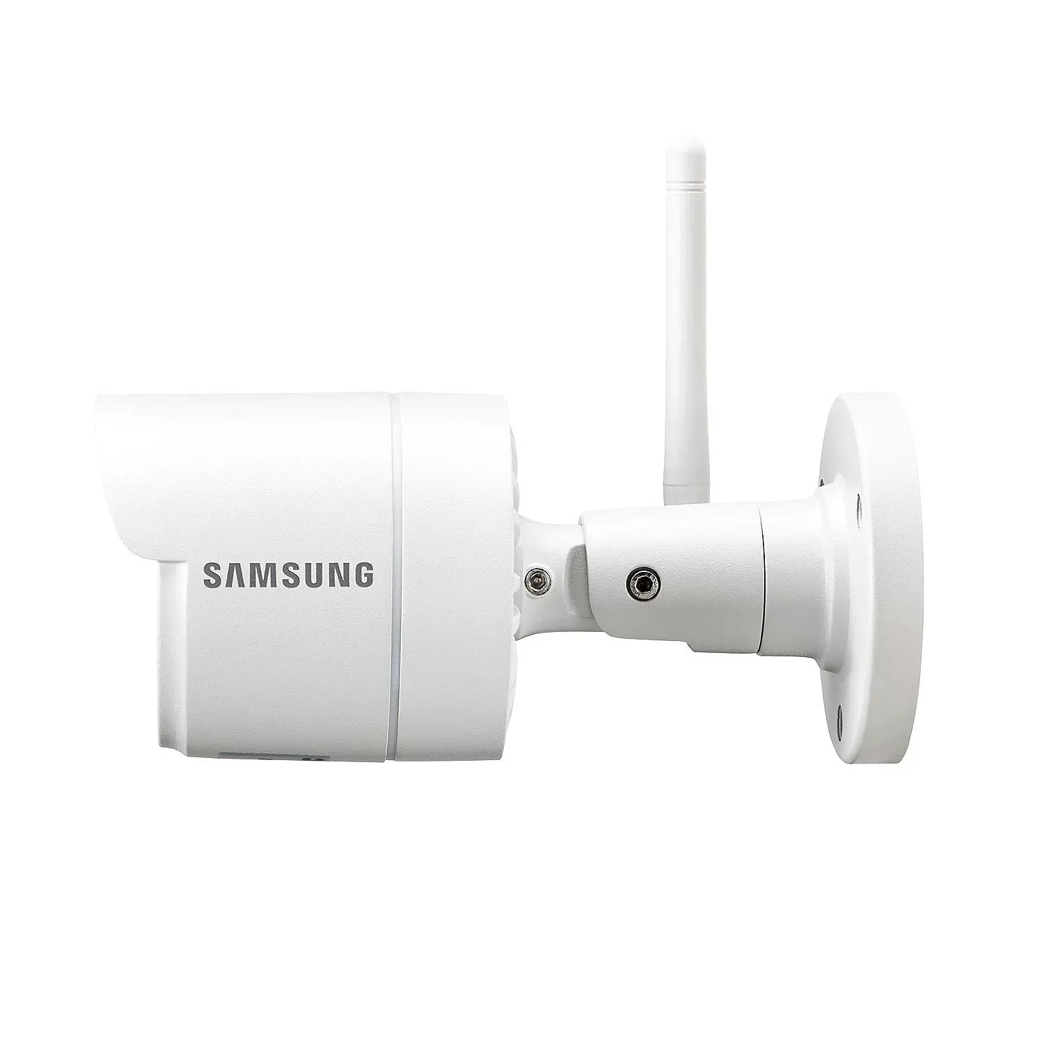 Samsung Wisenet SNK-B73040BW 4 Channel 1080p Full HD NVR Video Security System with 1TB Hard Drive and 4 1080p Wireless Climate Impervious Bullet Cameras