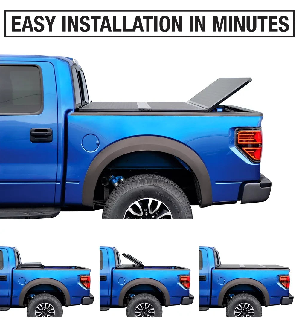 Tyger Auto T5 Alloy Hardtop Truck Bed Tonneau Wrap Matching with 2014-2021 Toyota Tundra | 5.5' Bed | TG-BC5T3432 | Aluminum