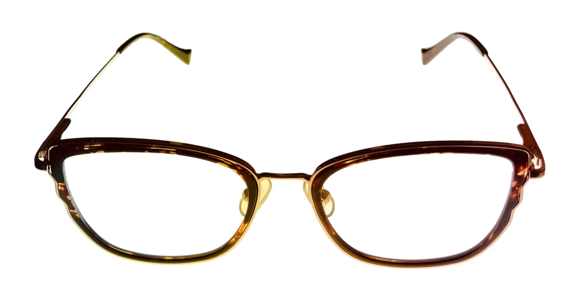 Lucky Brand Women's Eyeglass Tortoise Gold Butterly Metal D116. 54mm