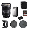 Sigma 24-70mm F2.8 DG DN Art Lens for Sony E with Professional 1TB External Hard Drive USB-C 3.2 Gen 1, 64GB Extreme PRO UHS-I SDXC Memory Card and Waith Microfiber Cleaning Cloth (Bundle Set)
