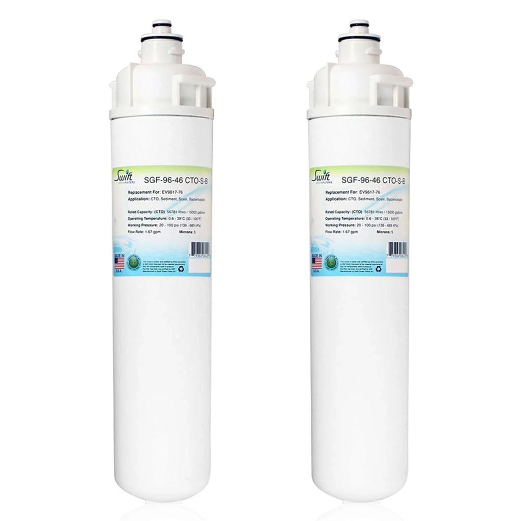 Swift Green Filters SGF-96-46 CTO-S-B Fitting Commercial Water Filter for EV9617-76, Made in USA (Pack of 2)
