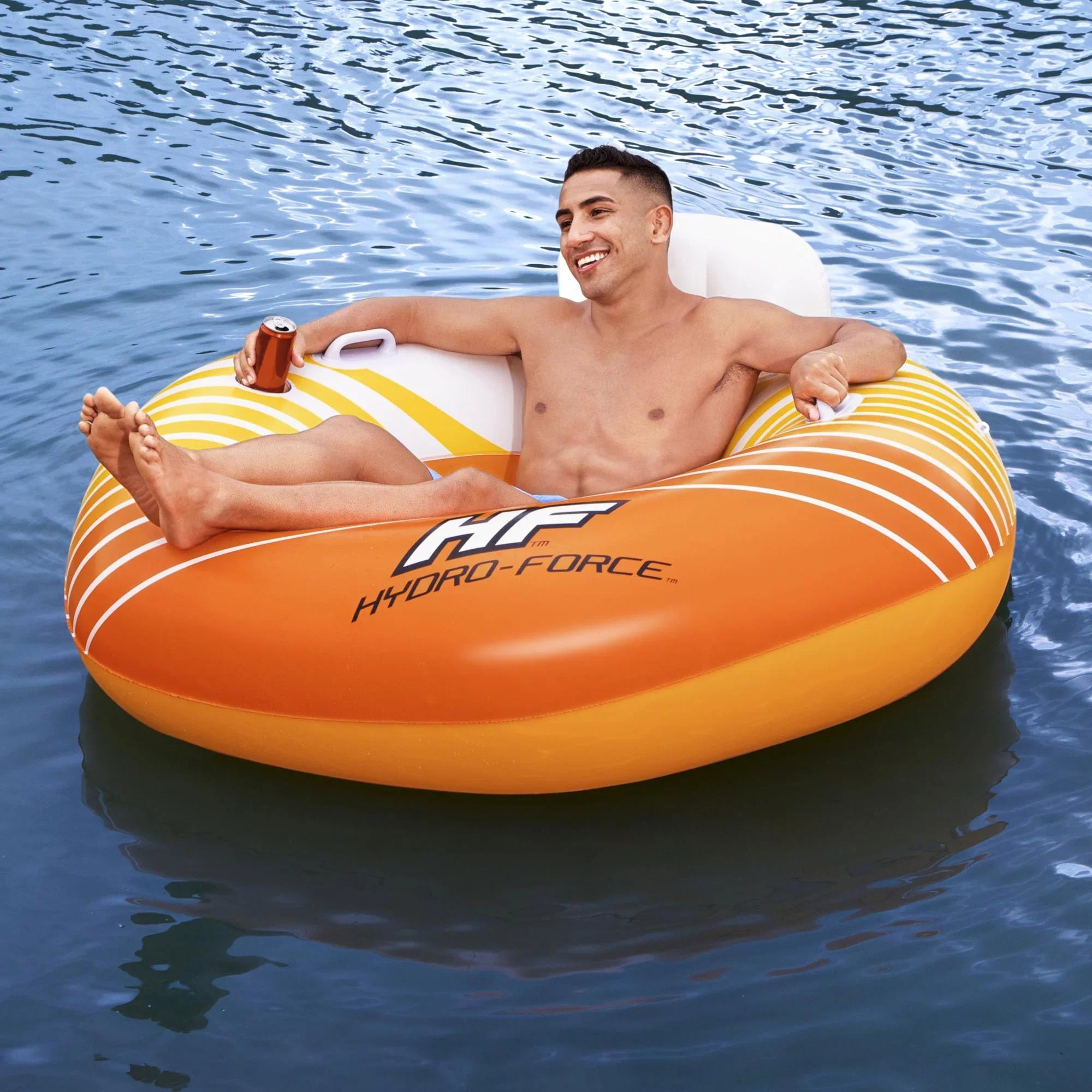 Hydro-Force 43399E Sunkissed Pool, Lake, River, and Beach Inflatable Tube