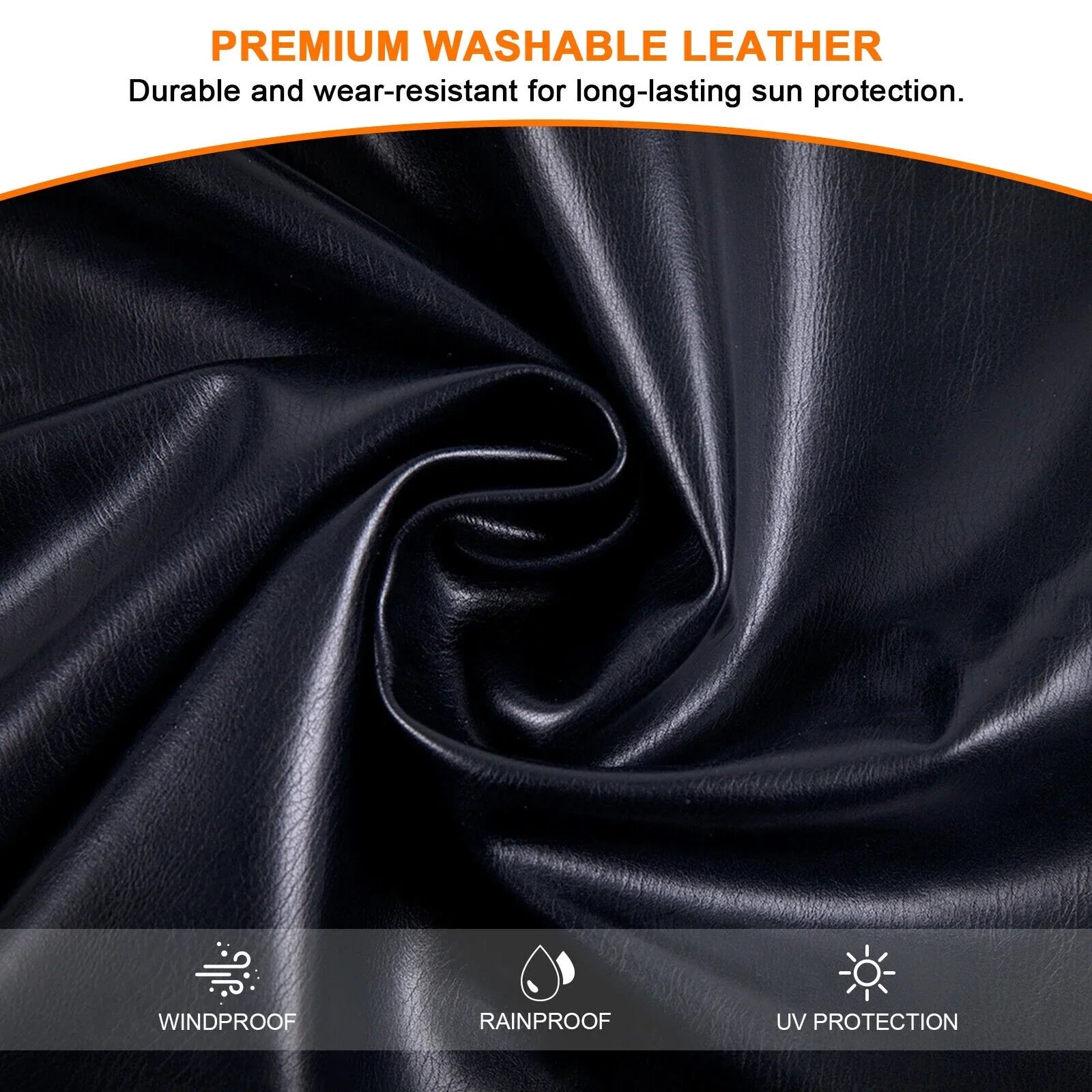 Soft Top Bikini Top Protection for Jeep Wrangler JK 2007-2017 2-Door Extended PU Leather Anti-UV Top Roof Black