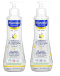 Mustela Baby Nourishing Dry Skin Cleansing Gel with Cold Cream For Hair & Body - 10.14 oz, 2-pack