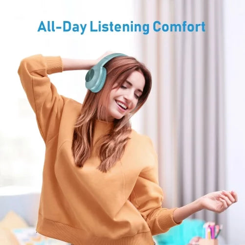 Wireless Headphones Foldable Over Ear Headset w Mic Earphones Hi-Fi Sound R7J for iPad Pro 12.9 (3rd Gen) 11 Mini 4 3 2 10.2 (2020) - ASUS ROG Phone 5 2, Google Nexus 2 7, ZenFone 6