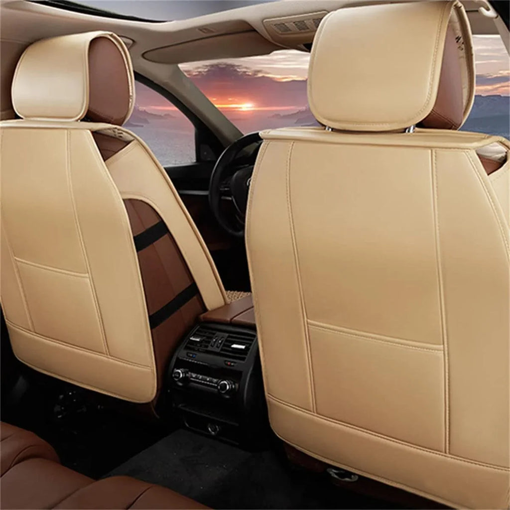 Luxury Car Seat Shield For 11-17 200 55-22 300 04-22 Pacifica 5-Seat PU Leather Fits select: 2015-2017 CHRYSLER 200 LIMITED, 2017-2022 CHRYSLER PACIFICA TOURING L
