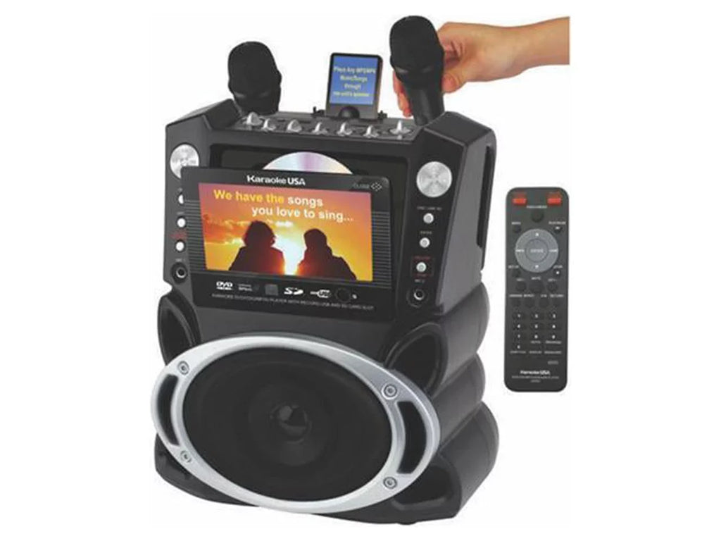 Emerson Portable DVD /CD+G/ MP3+G Karaoke System with 7" LCD