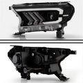 9050695 Sequential DRL Bar Projector LED Headlights for 2019-2022 Ford Ranger, Black
