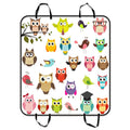 GCKG Art Owl Pet Car Seat Protection Dog Car Seat Mat Hammock Cargo Mat Trunk Mat For Cars Trucks and SUV 54x60 inches