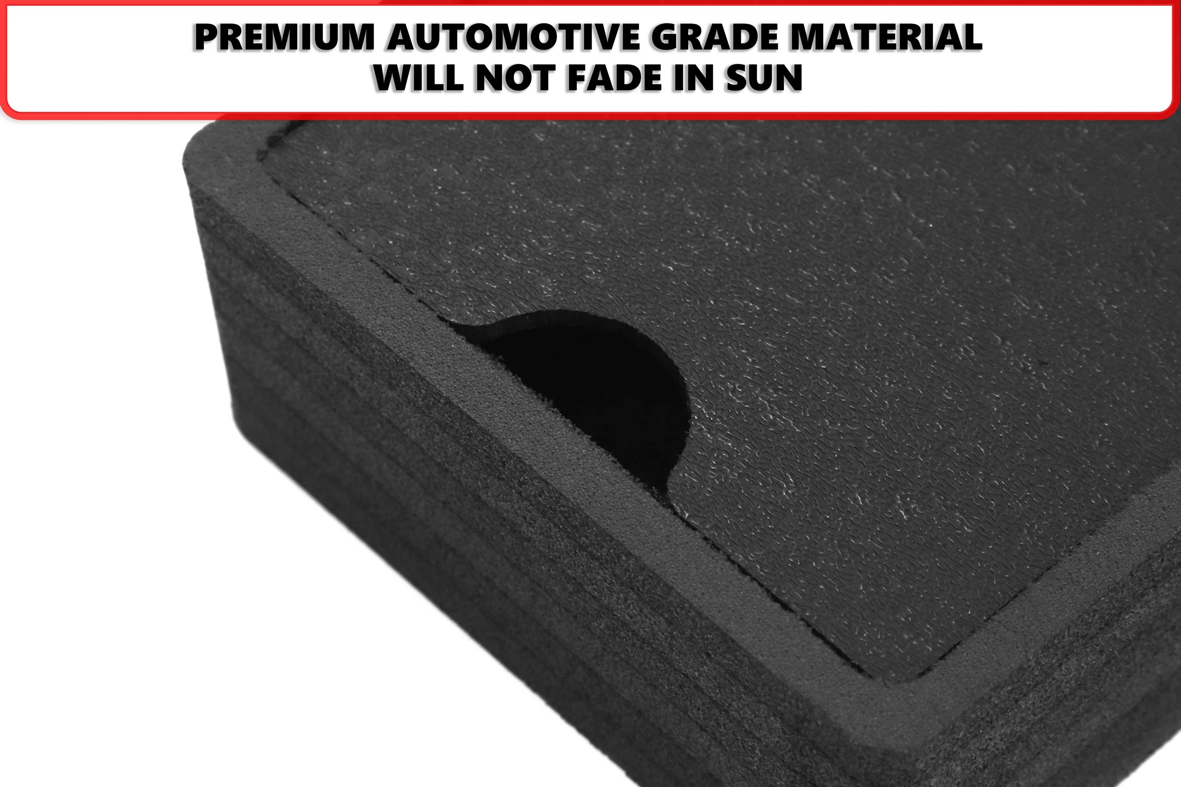 Red Hound Auto Center Console Organizer Vehicle Insert Secret Compartment Tray Fitting with Honda Pilot 2009 2010 2011 Black Anti-Rattle