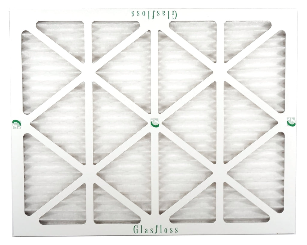 Glasfloss 22x36x1 - MERV 10 -Qty:12 - Furnace Air Filter - Made in USA (Actual Size: 21.5 x 35.5x7/8 inch)