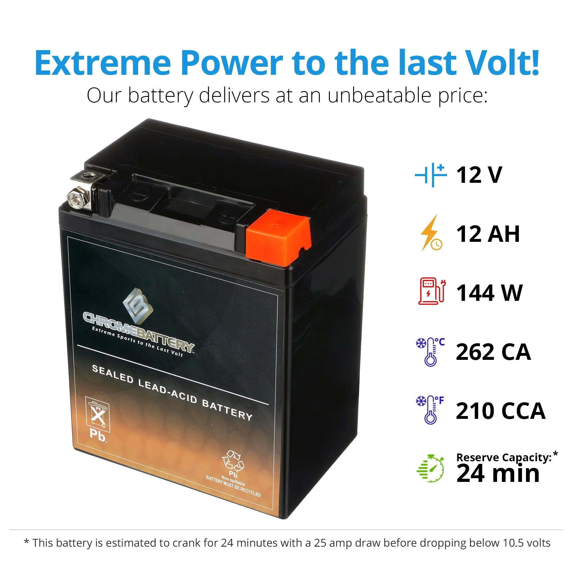 Chrome Battery Ytx14Ahl-Bs Motorcycle Battery For Dynamark 361113 361114 421101 456301