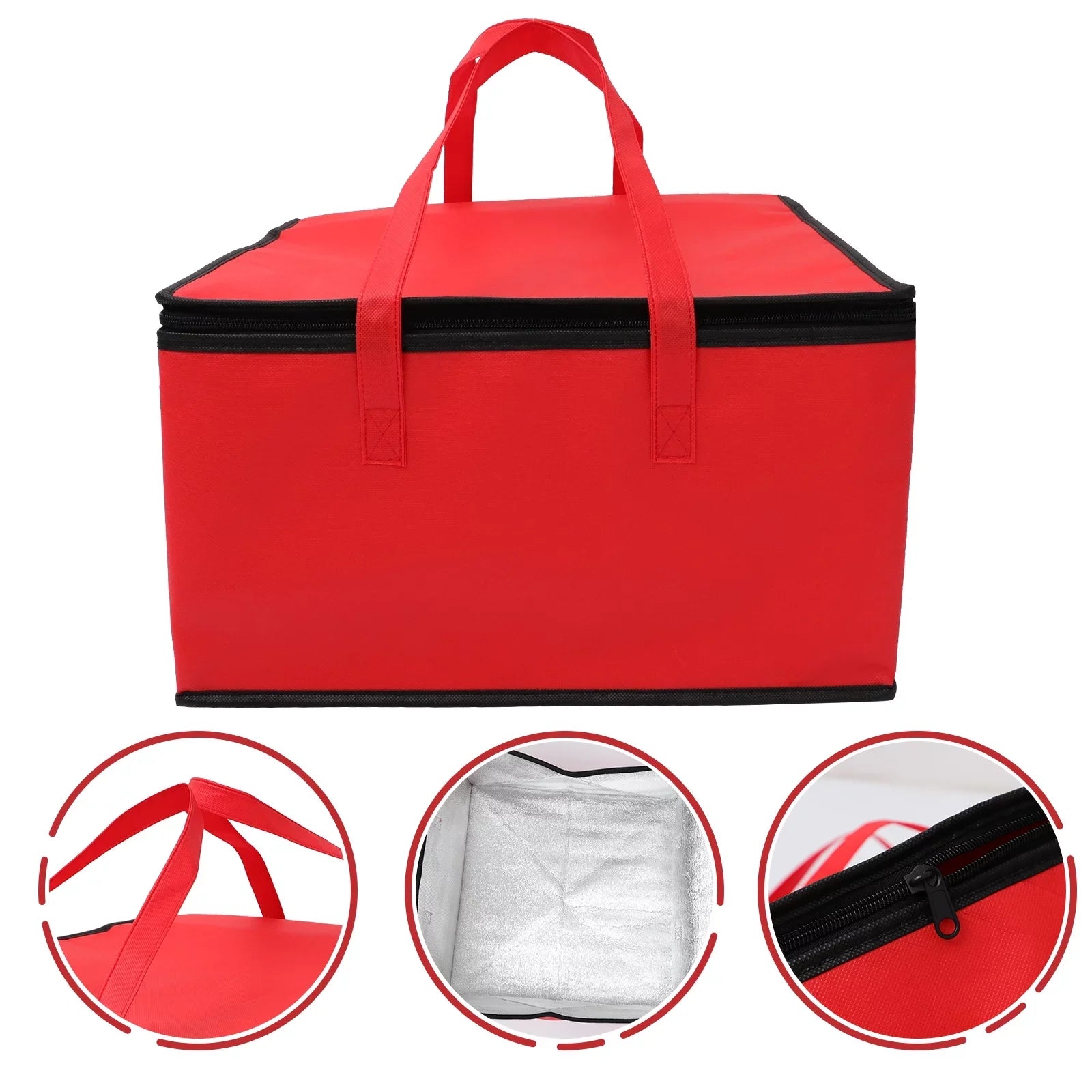 Homemaxs Baginsulated Lunch Delivery Thermal Grocery Tote Cooler Bags Warmer Portable Take Waterproof Sea