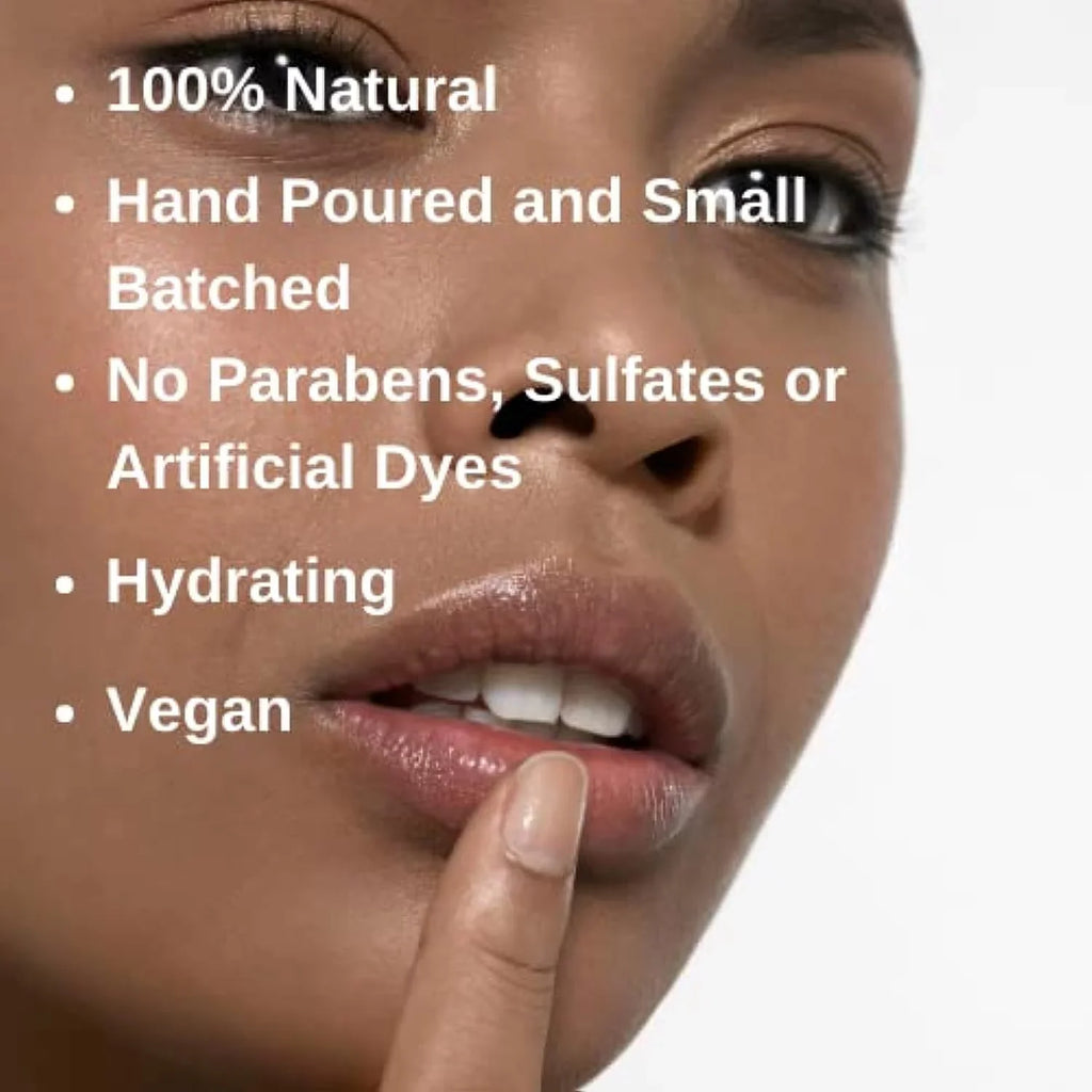 N S Cosmetics Organic Red Cherry Lip Gloss (10 mL)-Vegan Clean Beauty that Hydrates and Conditions Lips with Subtle Flavor- Sparkly Lip Gloss- Lip Gloss Color Pigment