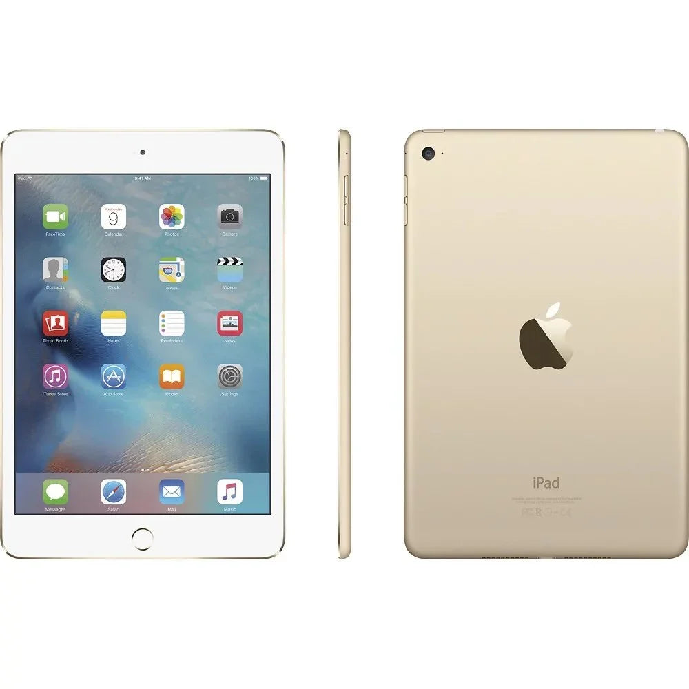 Restored Apple Ipad Mini 4th. Gen - 9.7" Apple A8 Dual-Core 2GB RAM 32GB Storage - Wifi+Cellular Pre-Owned