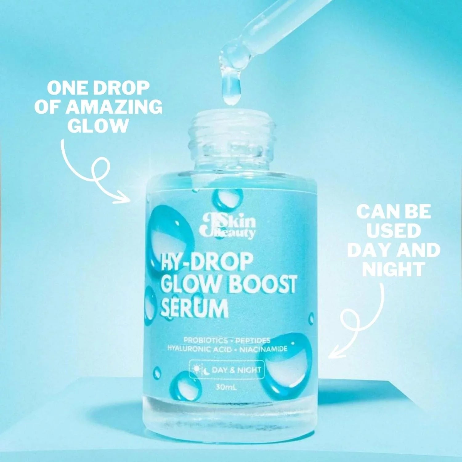 Glowing Skin Combo: JSkin Beauty Hydra Moist Ice Water Sleeping Mask & Hydrop-Glow Boost Serum