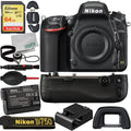 Nikon D750 DSLR Camera (Body Only) with MB-D16 Multi Battery Power Pack + SanDisk 64GB Extreme SDXC Memory Card, Extended Life Replacement Battery & More (18pc Bundle)