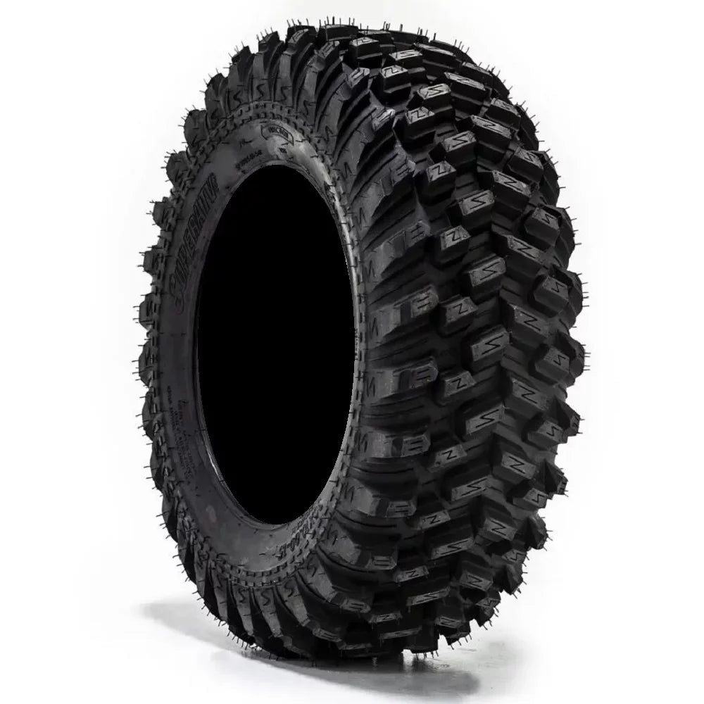 Fuel Lethal 15" Wheels Red 32" Warrior XT Sticky Tires Kawasaki Teryx Mule
