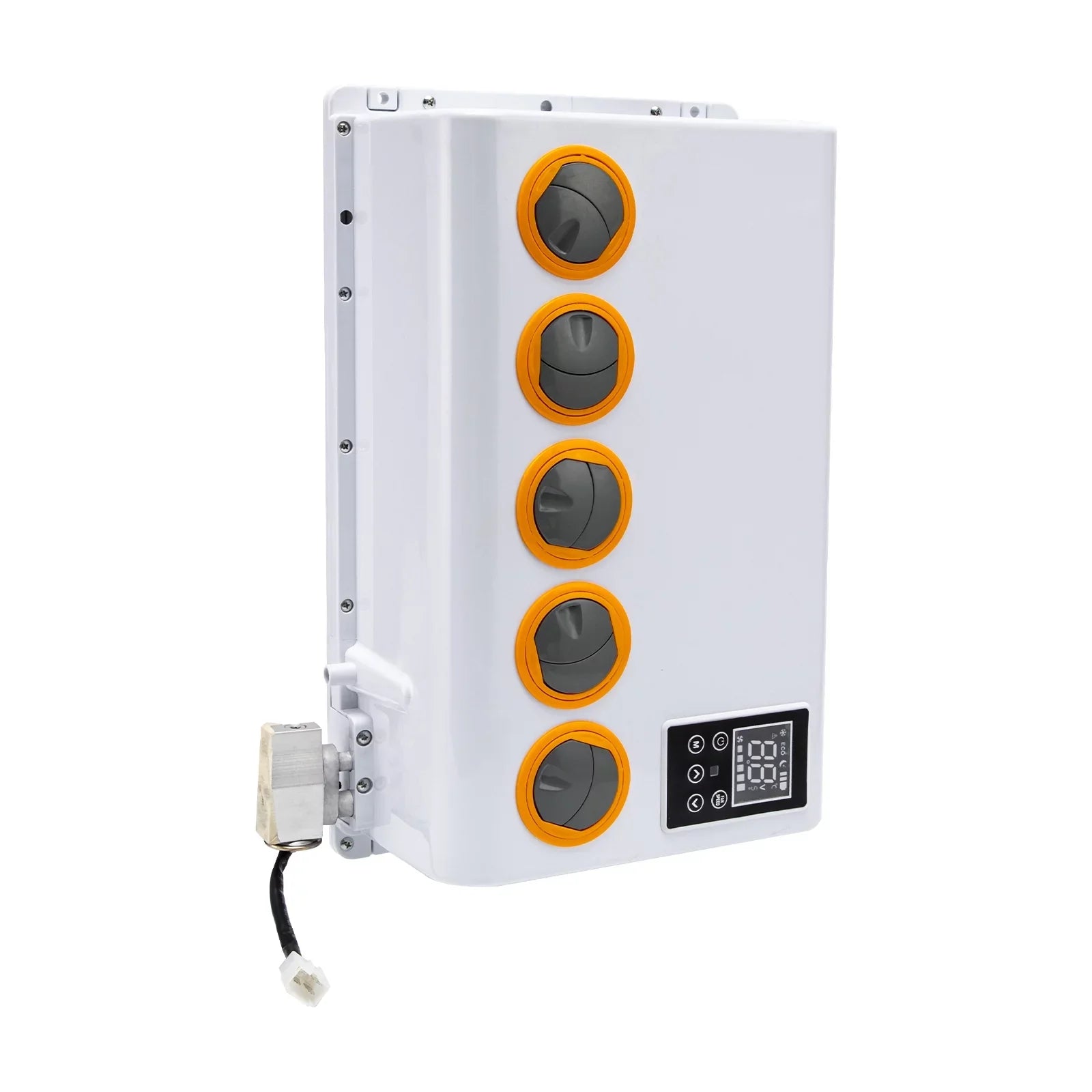 Aiqidi DC 12V Truck Cab Air Conditioner Split, Universal Truck Caravan Car RV Split AC System Unit, 800W, 6800BTU, 1000-3000RPM