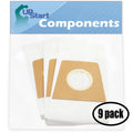 27 Replacement for Dirt Devil Featherlite Bagged Upright (Light Green) M085580 Vacuum Bags - Fitting with Dirt Devil 3920047001, 3920048001, Type U Vacuum Bags (9 Pack - 3 Vacuum Bags per Pack)