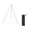 Dazzduo Tripod,Outdoor Campfire Bonfire Bonfire Portable Alloy Stand Picnic BBQ Portable Alloy Pot Pot Stand Picnic Campfire Bonfire Portable Alloy Pot Stand