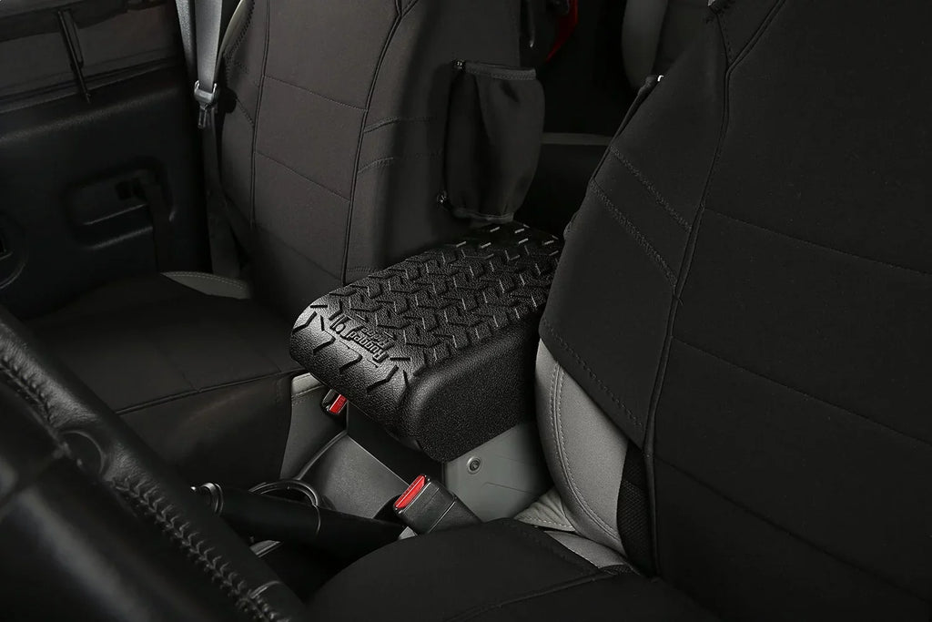 Rugged Ridge 13107.40 Center Console Wrap Black; 07-10 Jeep Wrangler JK