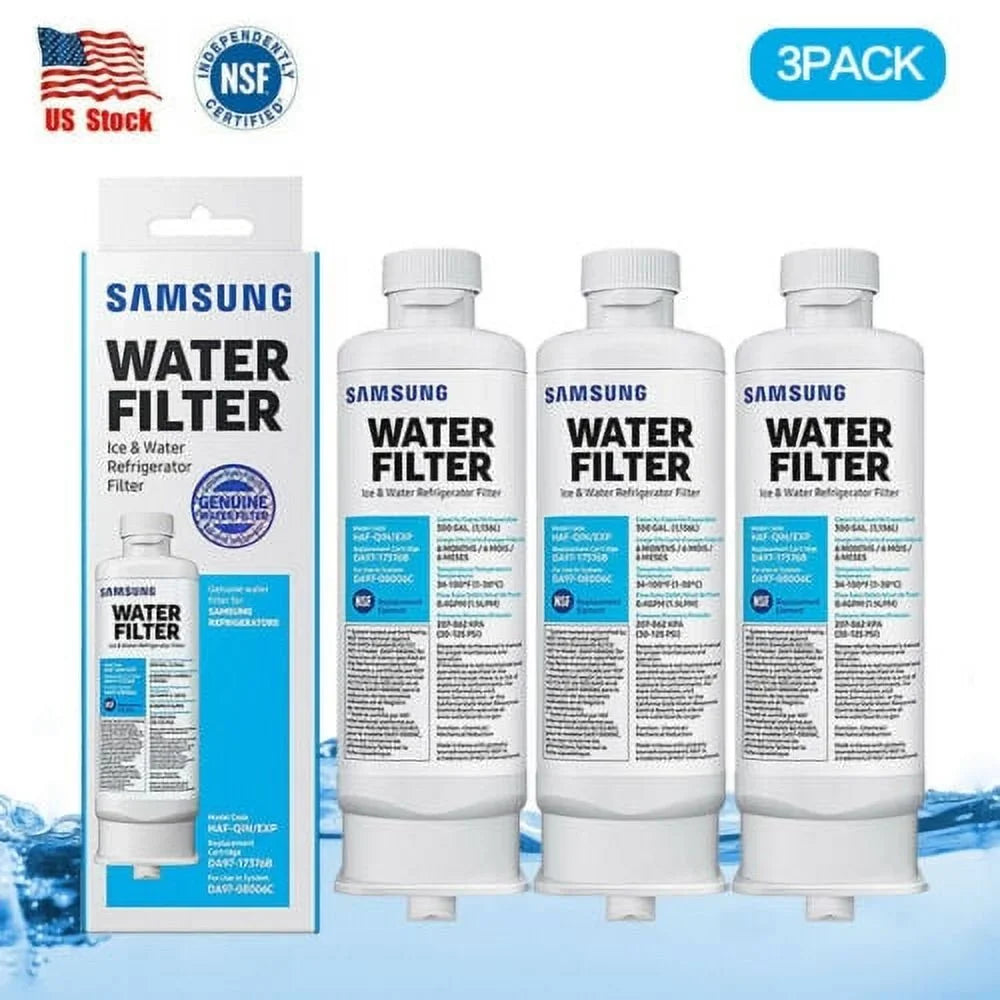 DA97-17376B HAF-QIN/EXP REFRIGERATOR Water Filter DA97-08006C (3 Pack)